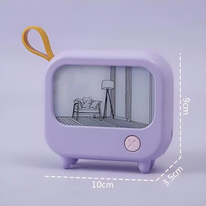 NostalTV™ — Mini Lámpara Retro Aesthetic