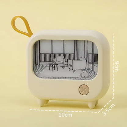 NostalTV™ — Mini Lámpara Retro Aesthetic