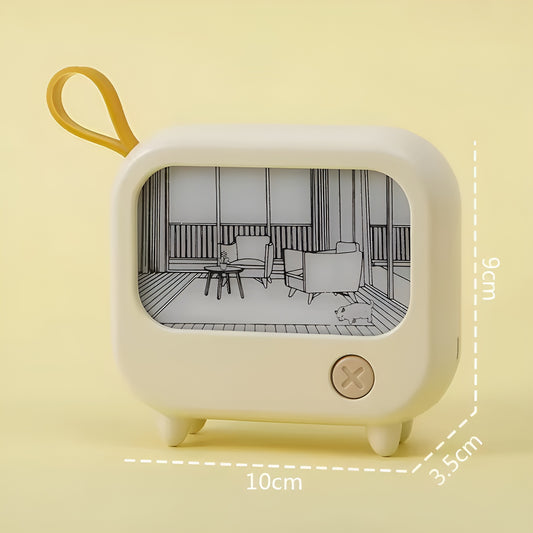 NostalTV™ — Mini Lámpara Retro Aesthetic